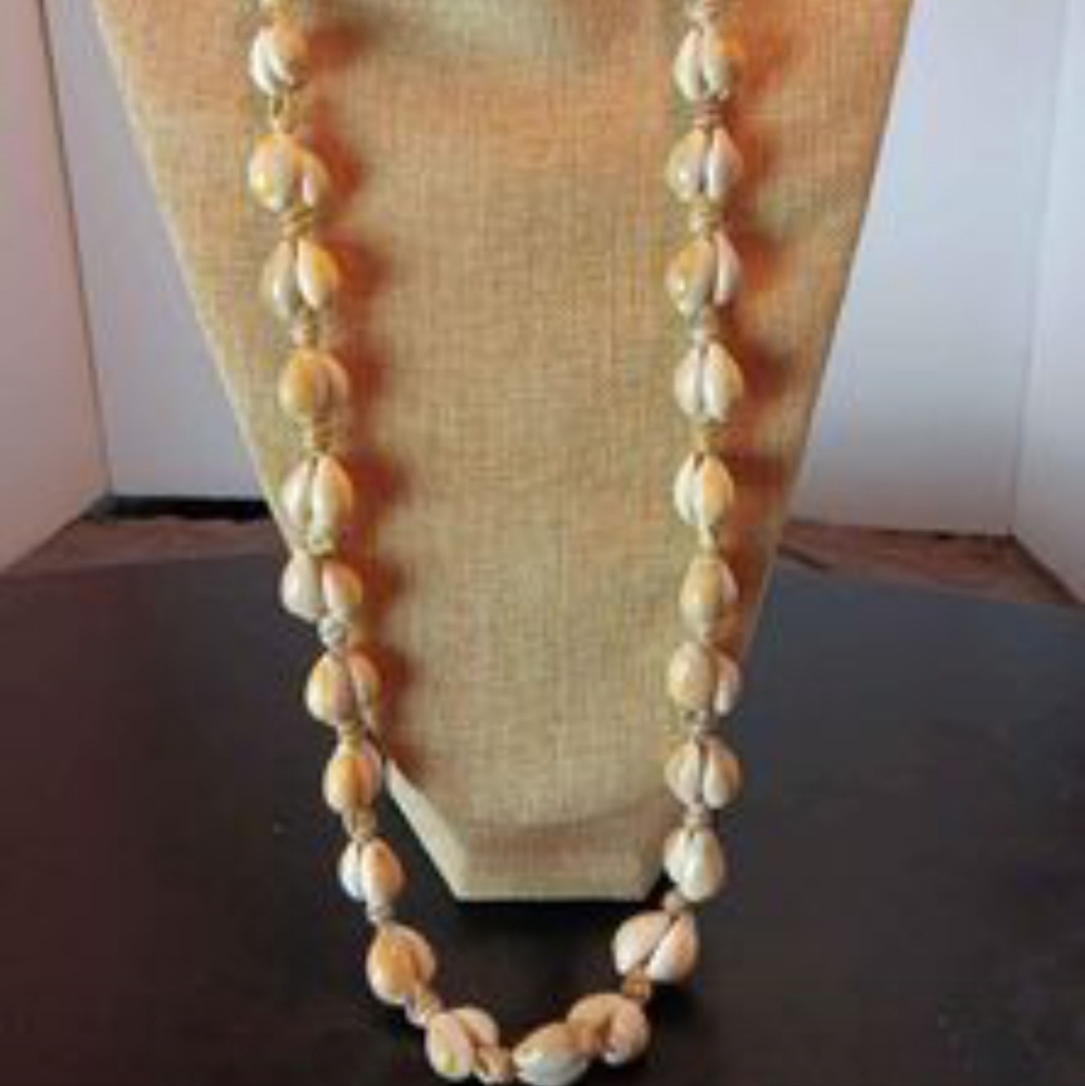 Vintage Cowrie shell necklace